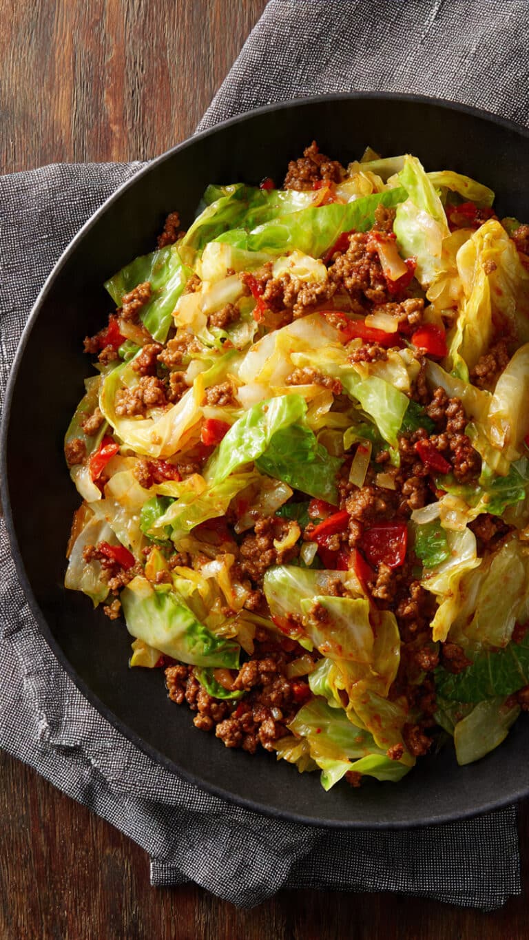 Cabbage and Ground Beef