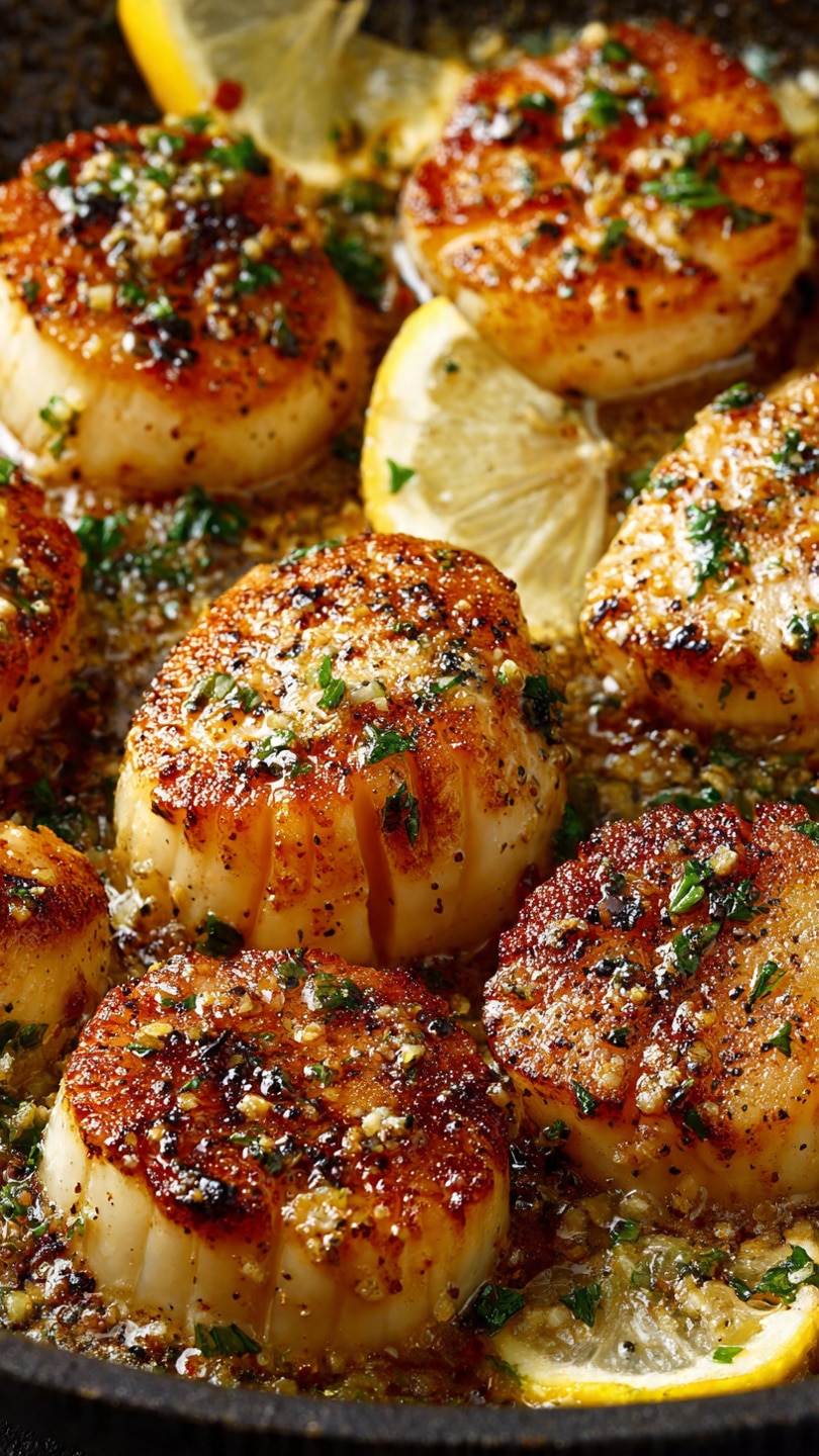 Lemon Garlic Butter Scallops