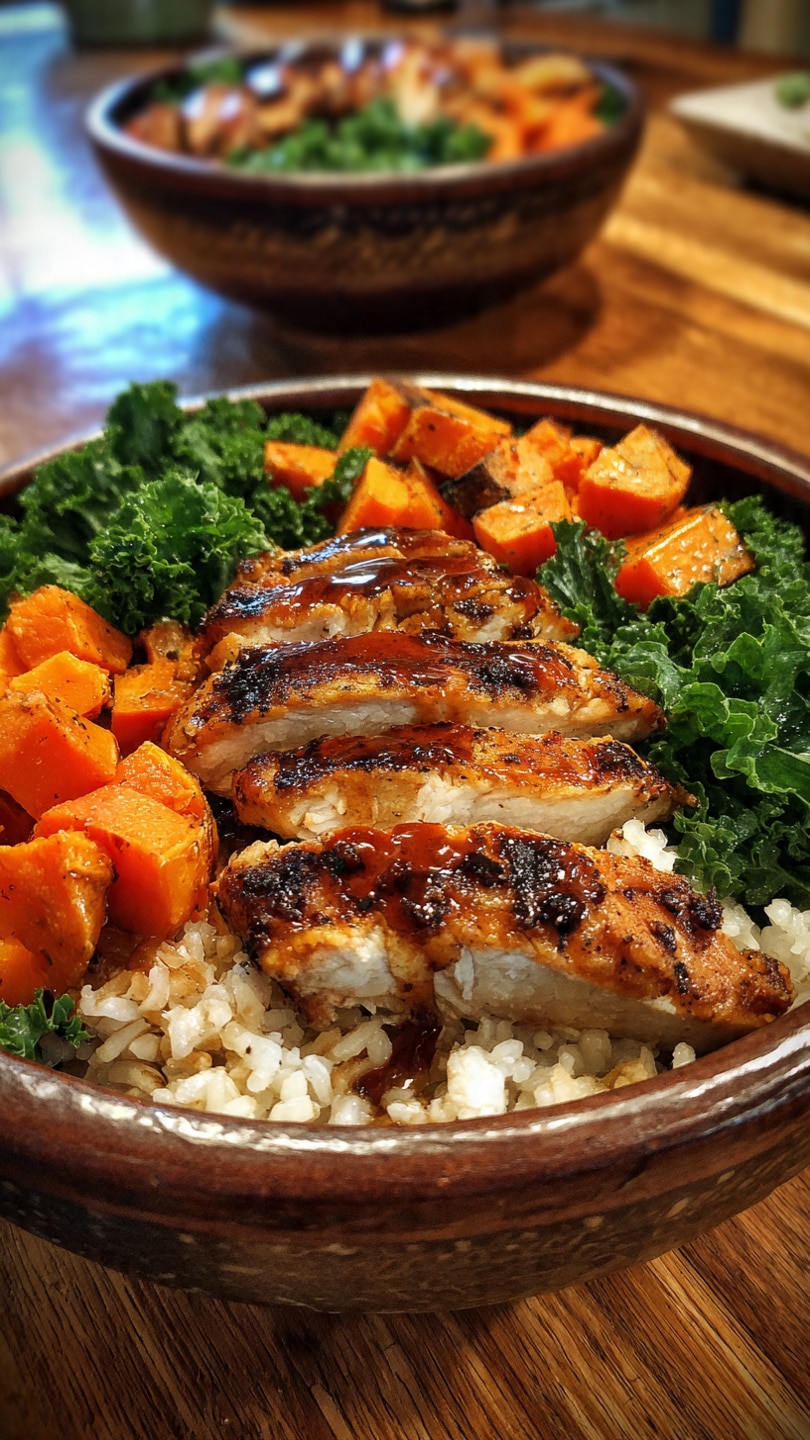 Easy & Healthy Chicken and Sweet Potato Bowls