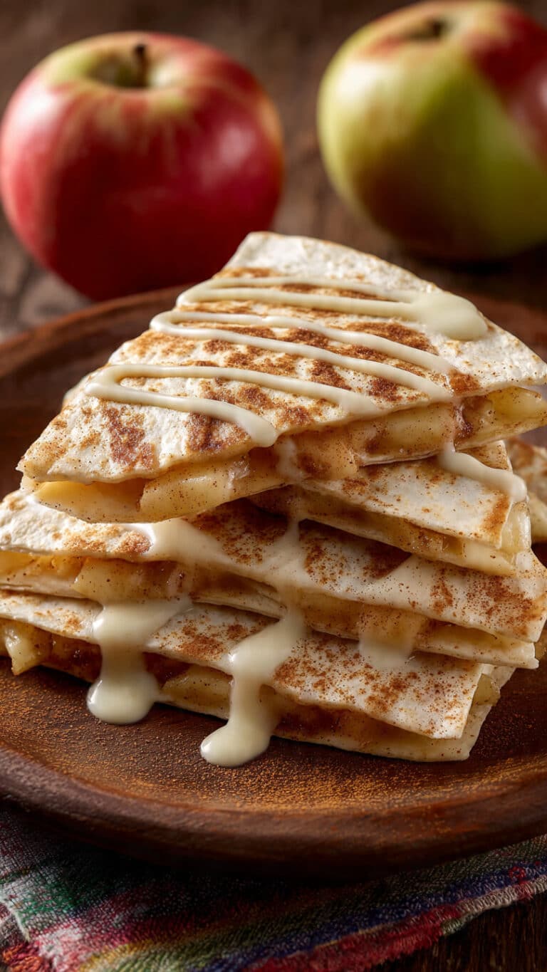 Apple Cinnamon Breakfast Quesadillas