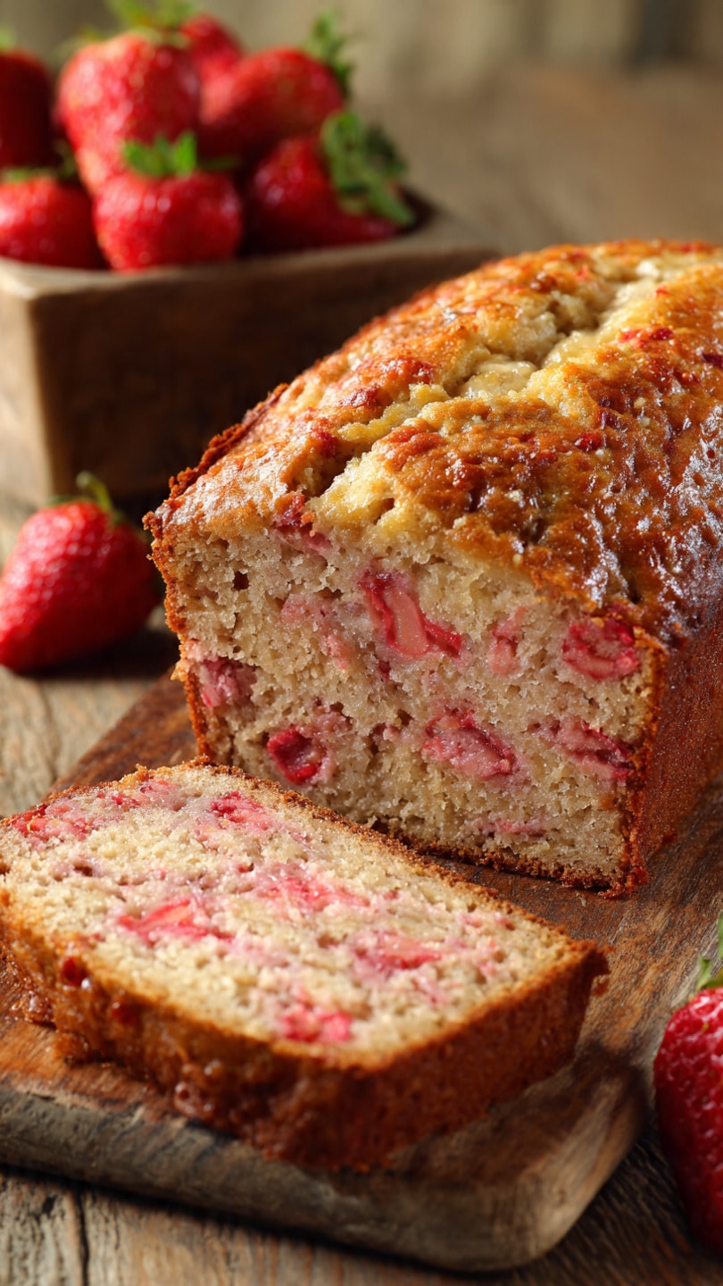 Strawberry Banana Bread