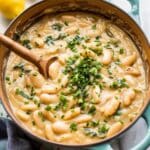 Creamy Miso Butter Beans