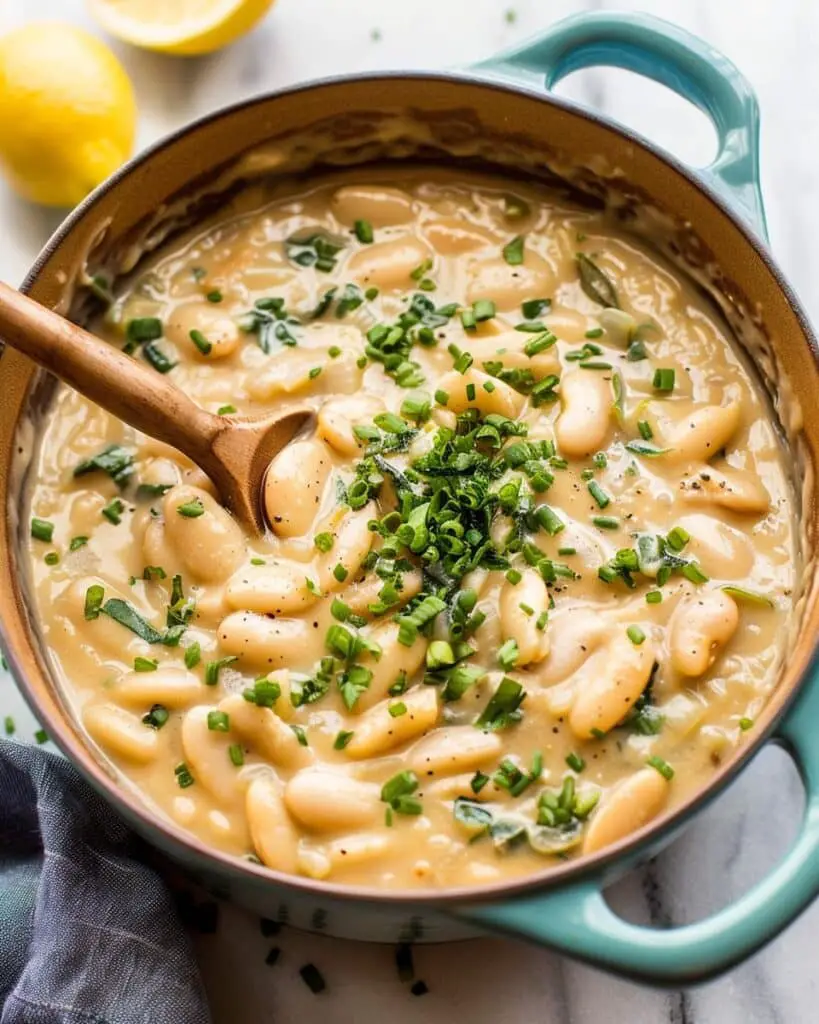 Creamy Miso Butter Beans