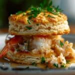 Savory Shrimp & Crab Biscuit Melts