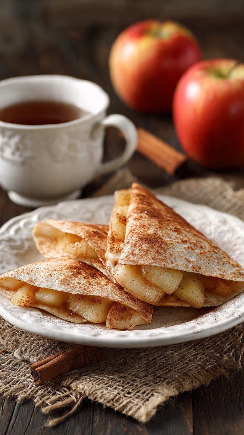 Apple Cinnamon Breakfast Quesadillas