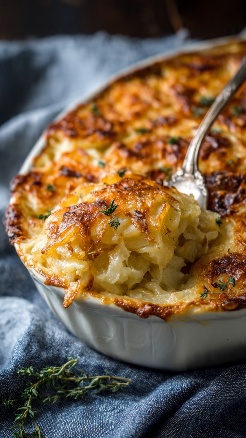 French Onion Funeral Potatoes