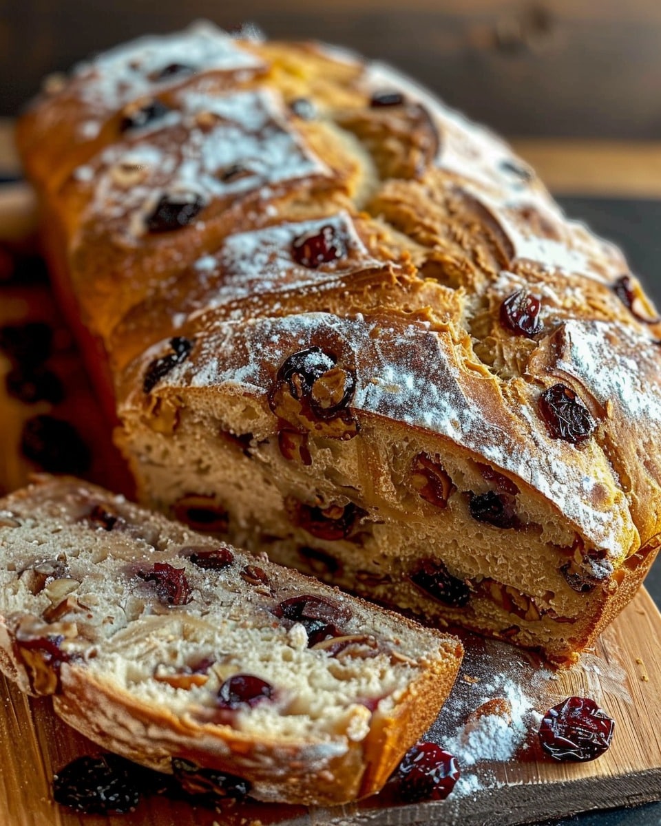 Cranberry Raisin Walnut Cinnamon Artisan Bread