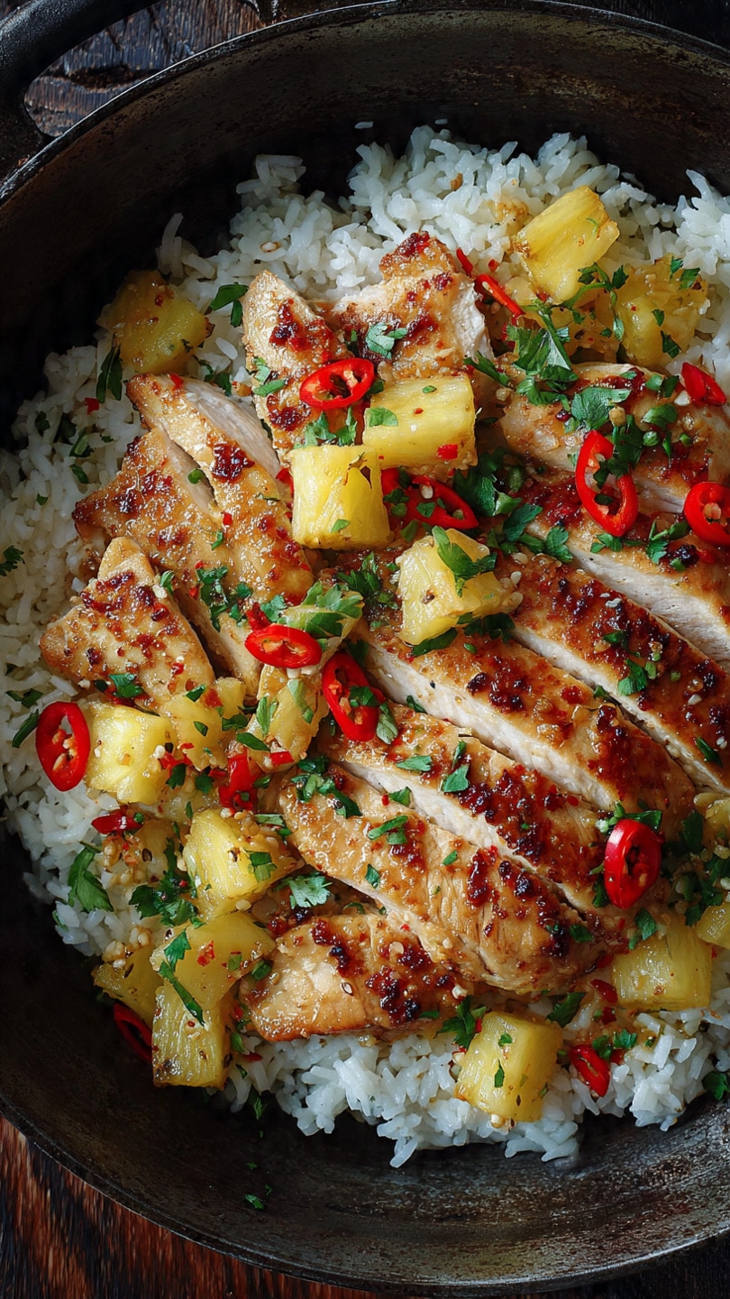 Easy Pineapple Chicken with Rice