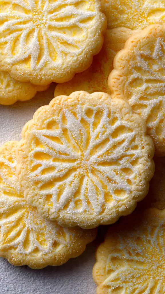 Lemon Shortbread Cookies