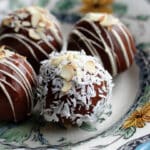 Chocolate-Covered Date & Almond Truffles