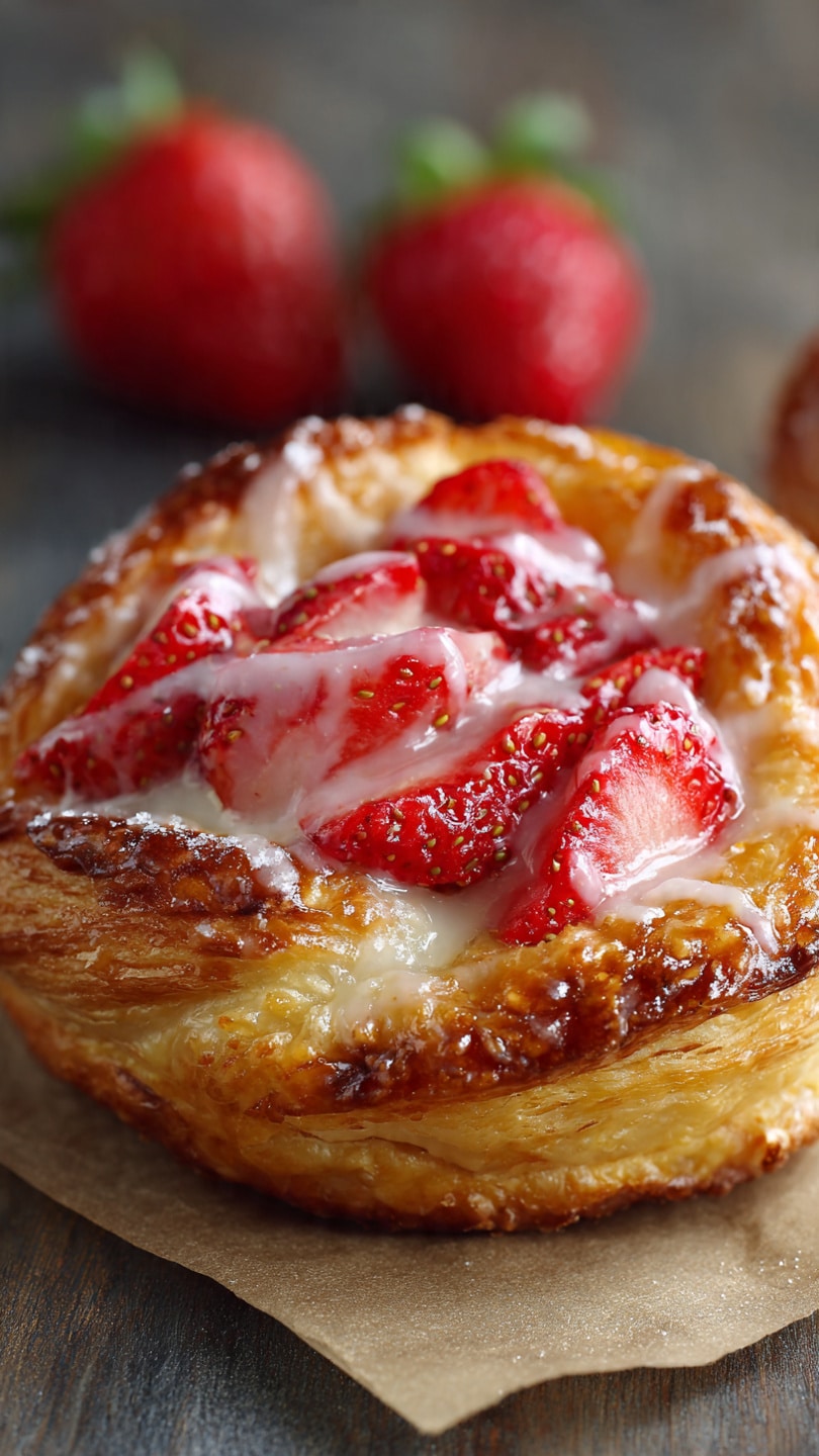 Quick & Easy Strawberry Danish