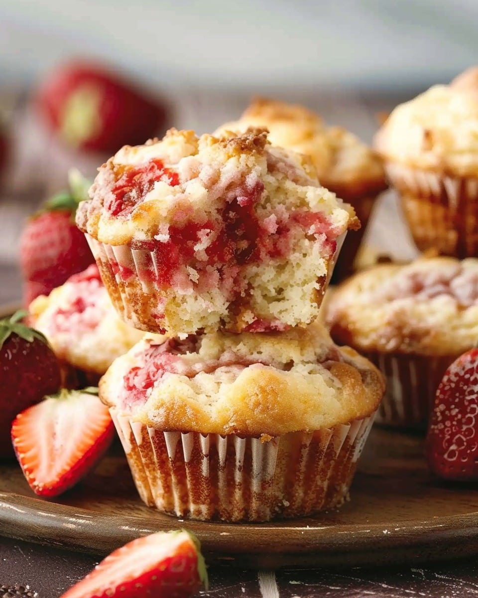 Strawberry Cream Cheese Muffins