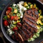Cozy Grilled Steak Bowl with Zucchini