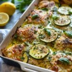 Mediterranean Chicken Zucchini Bake