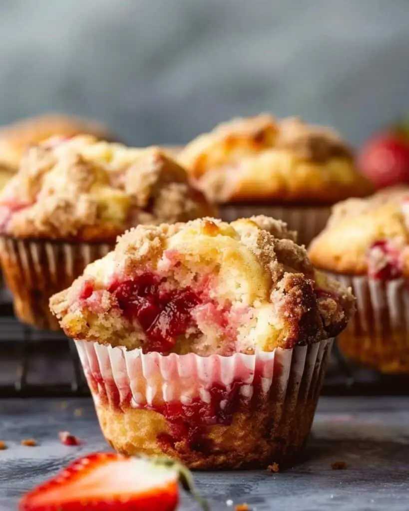 Strawberry Cream Cheese Muffins