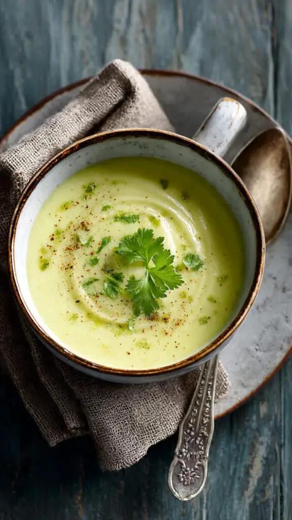 Roasted Celery and Potato Soup