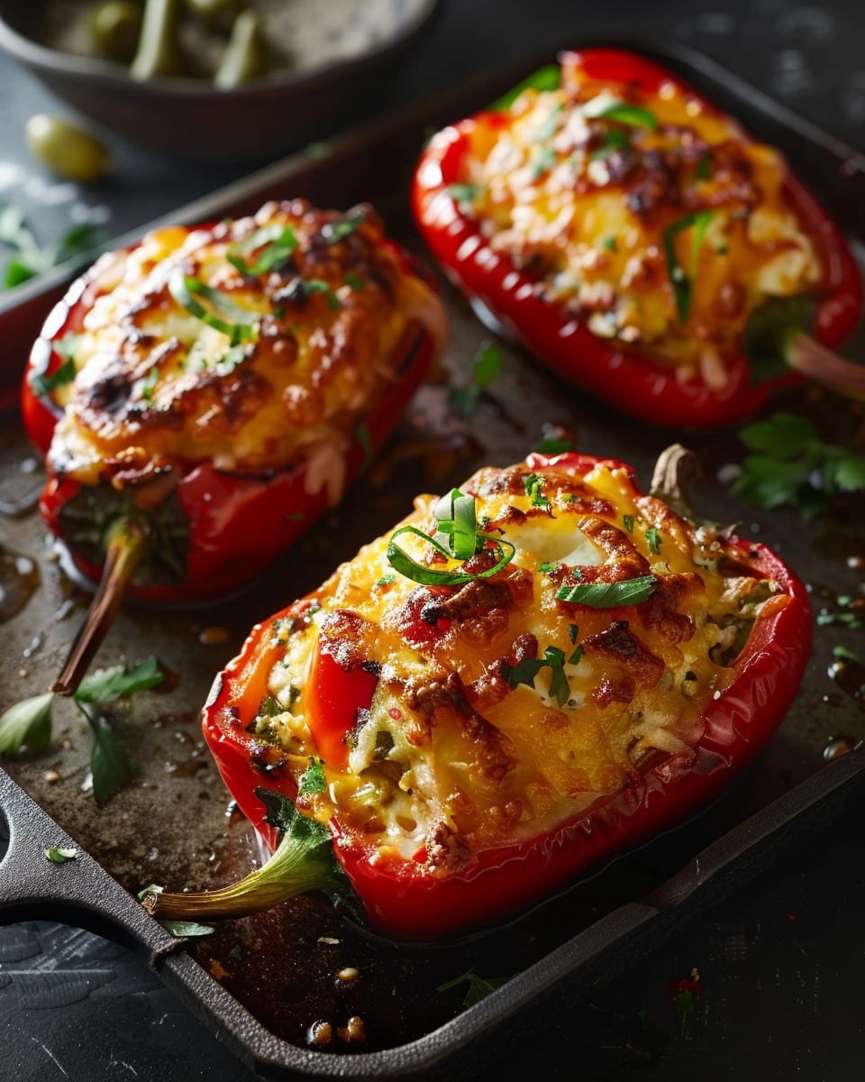 Ricotta Stuffed Peppers Recipe