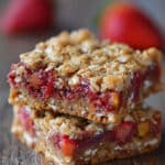 Healthy Strawberry Oatmeal Bars