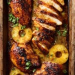 Sheet-Pan BBQ Pineapple Chicken