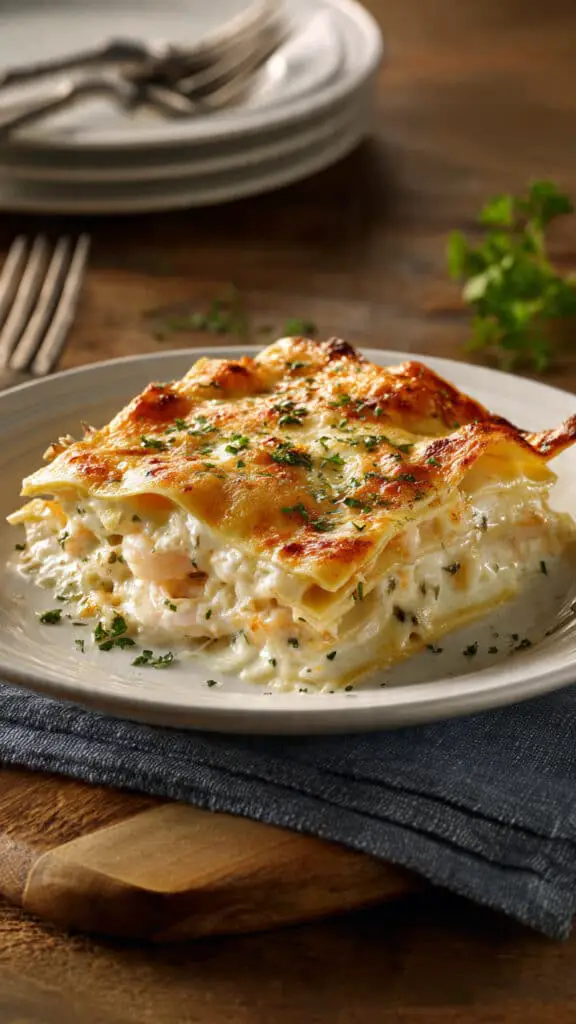 Creamy Seafood Lasagna