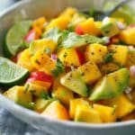 Avocado Mango Salad With Zesty Lime Dressing