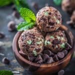 Mint Chocolate Chip Protein Balls
