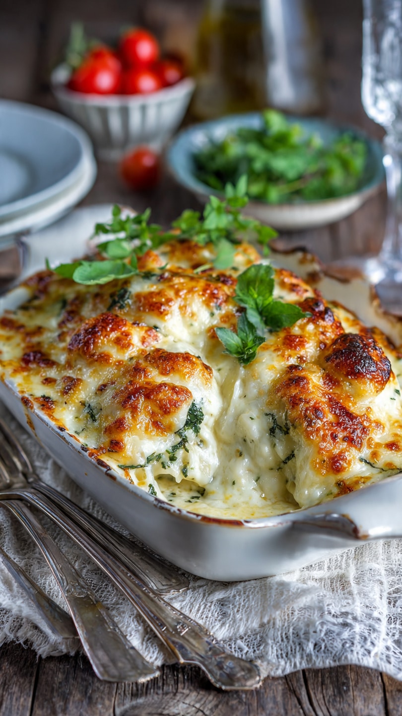 Cheesy Mozzarella Chicken Bake
