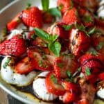 Balsamic Strawberry Caprese
