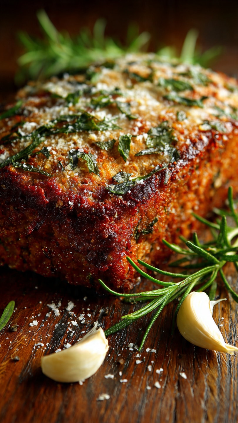 Mouthwatering Garlic Parmesan Meatloaf Recipe