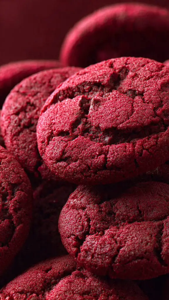 Red Velvet Chocolate Chip Cookies