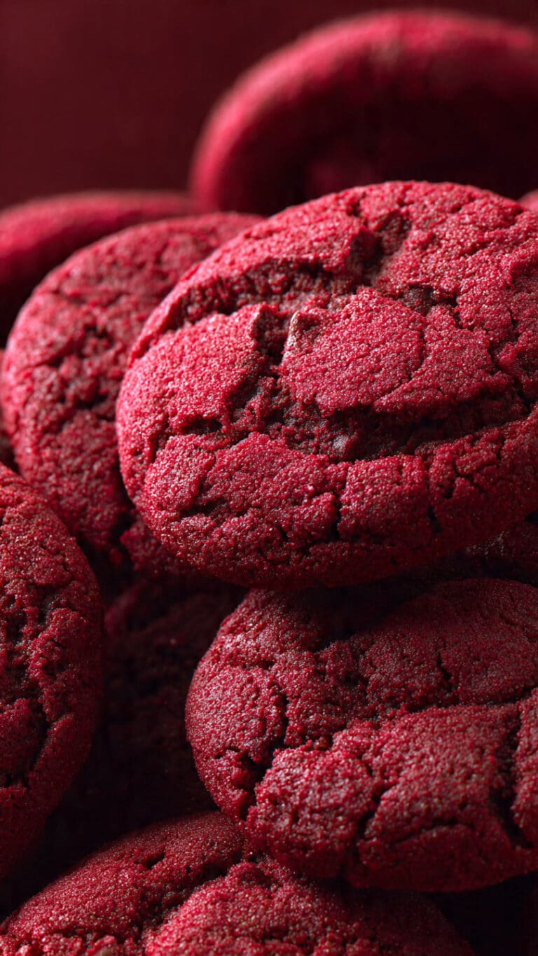 Red Velvet Chocolate Chip Cookies