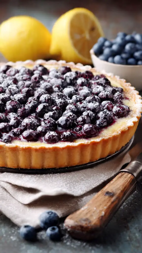 Lemon Blueberry Tart Recipe