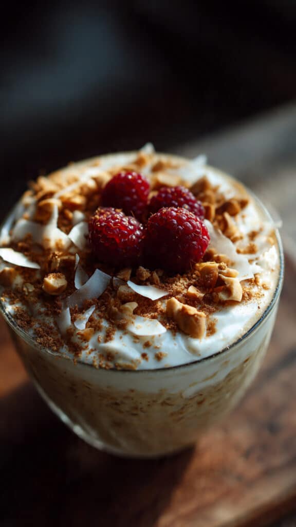 Coconut Cream Pie Overnight Oats