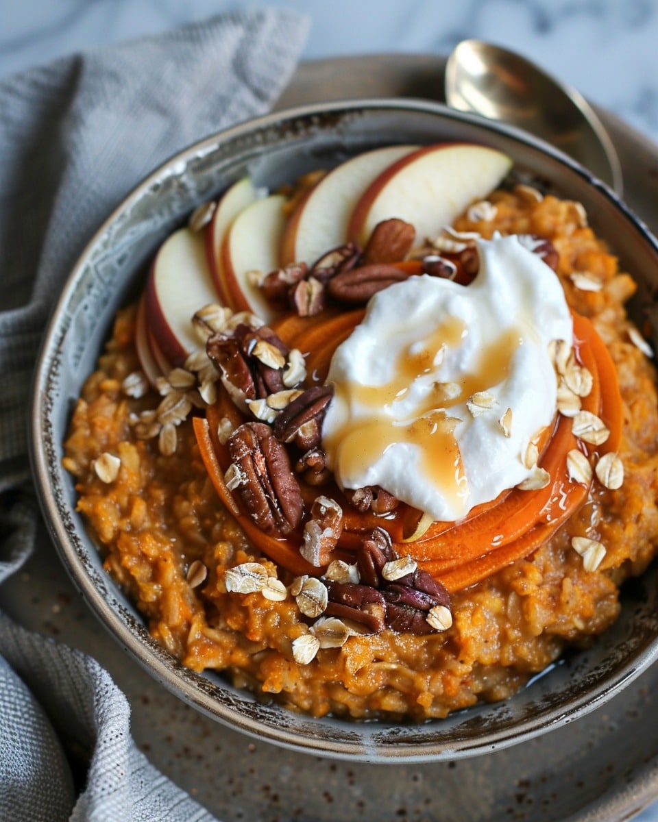 10-Minute Apple Carrot Oatmeal