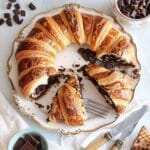 Decadent Chocolate Croissant Breakfast Bake