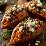 Mediterranean Stuffed Sweet Potatoes