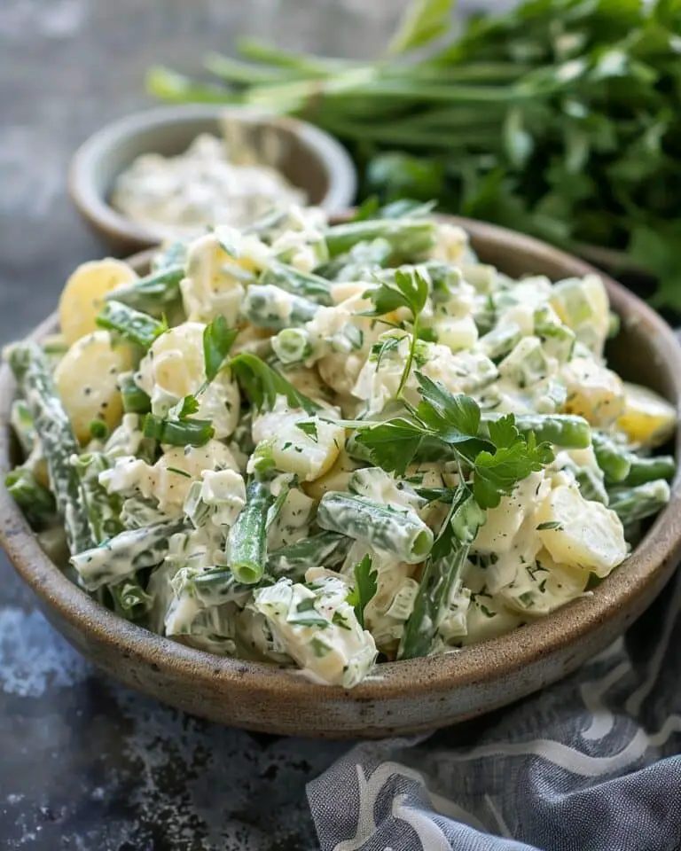 Creamy Green Bean Potato Salad