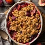 The BEST Plum Crumble