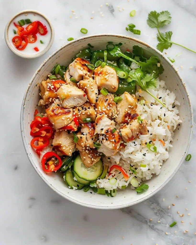 Coconut Chicken Rice Bowl