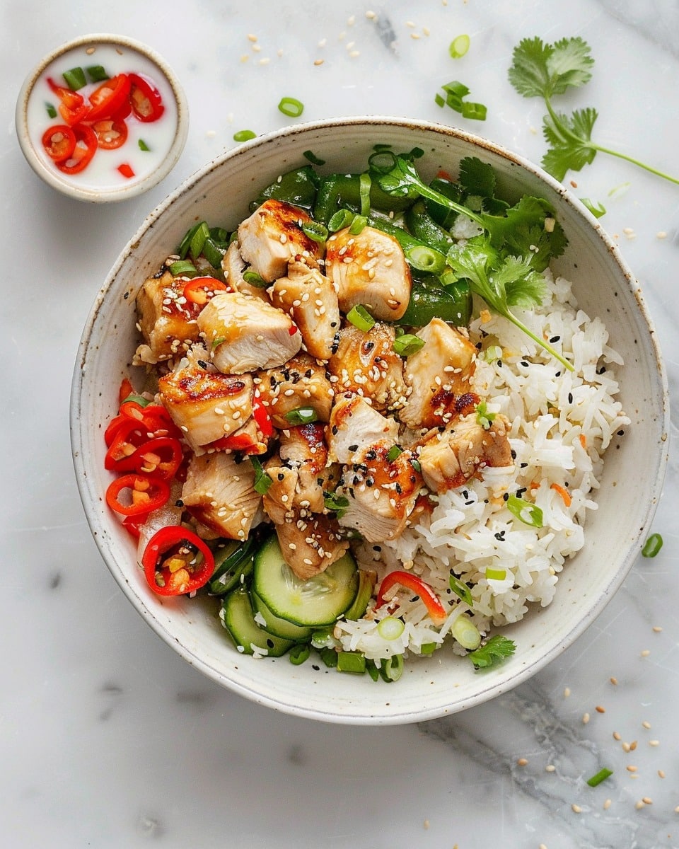 Coconut Chicken Rice Bowl