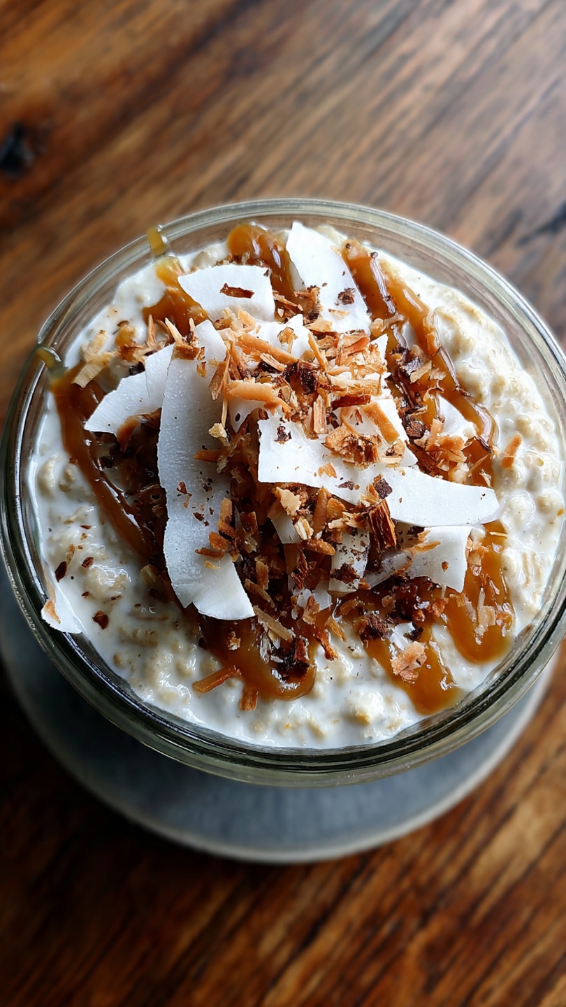 Coconut Cream Pie Overnight Oats