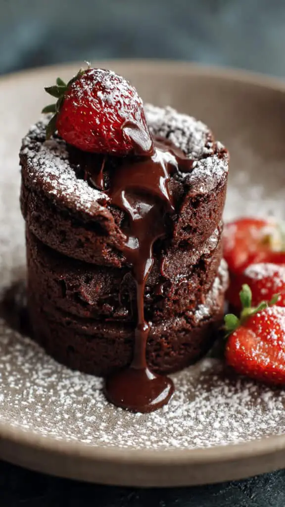 Date Night Chocolate Fudge Cakes for 2
