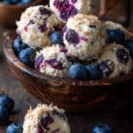 Blueberry Cheesecake Protein Bites