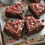Heart Shaped Brownies Recipe
