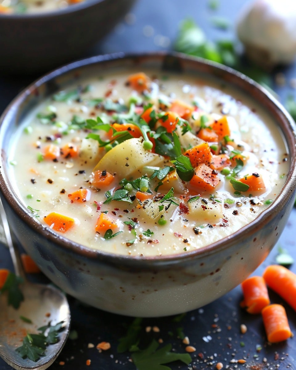 One-Pot Creamy Vegetable Soup