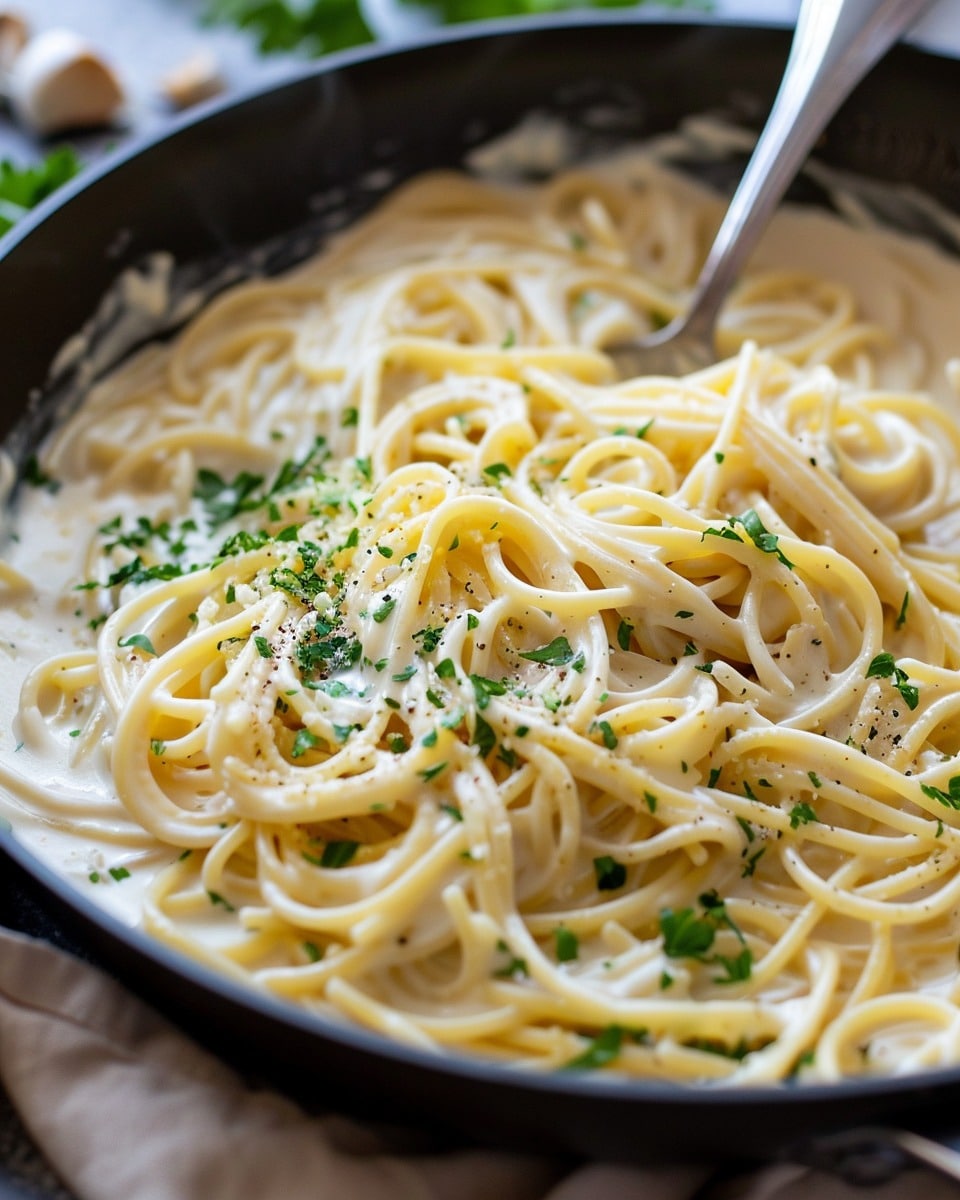One Pot Creamy Garlic Pasta