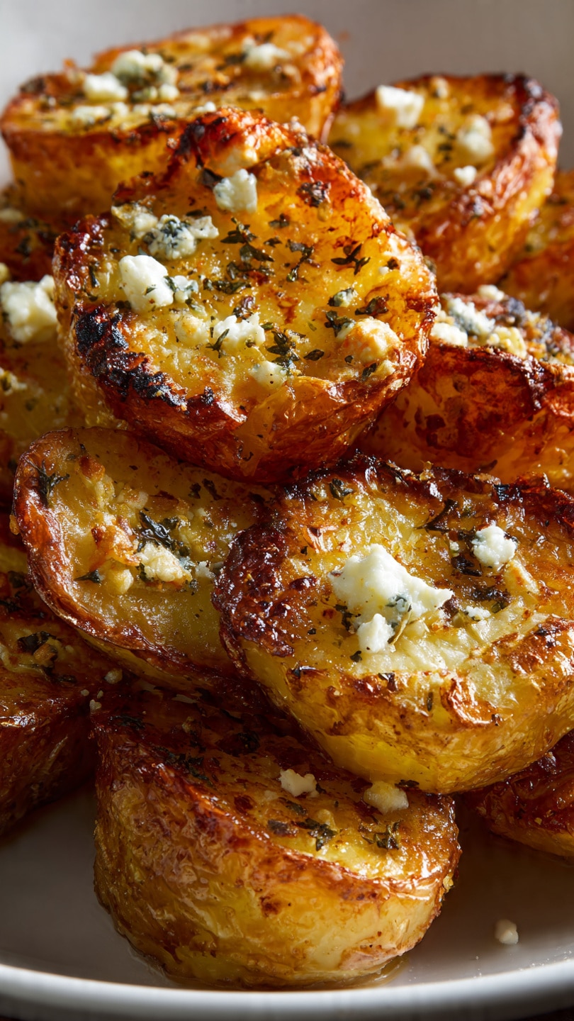 Greek Feta Roast Potatoes