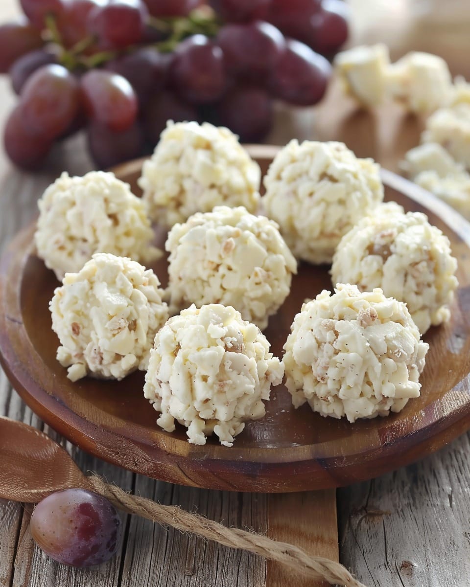 Goat Cheese Grape Balls