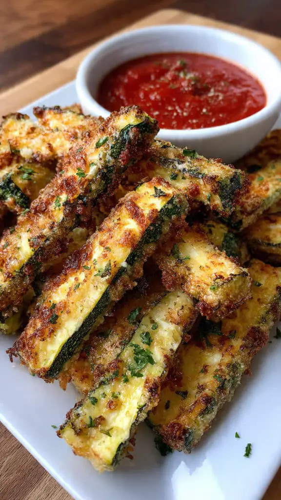 Low Calorie Air Fryer Zucchini Fries