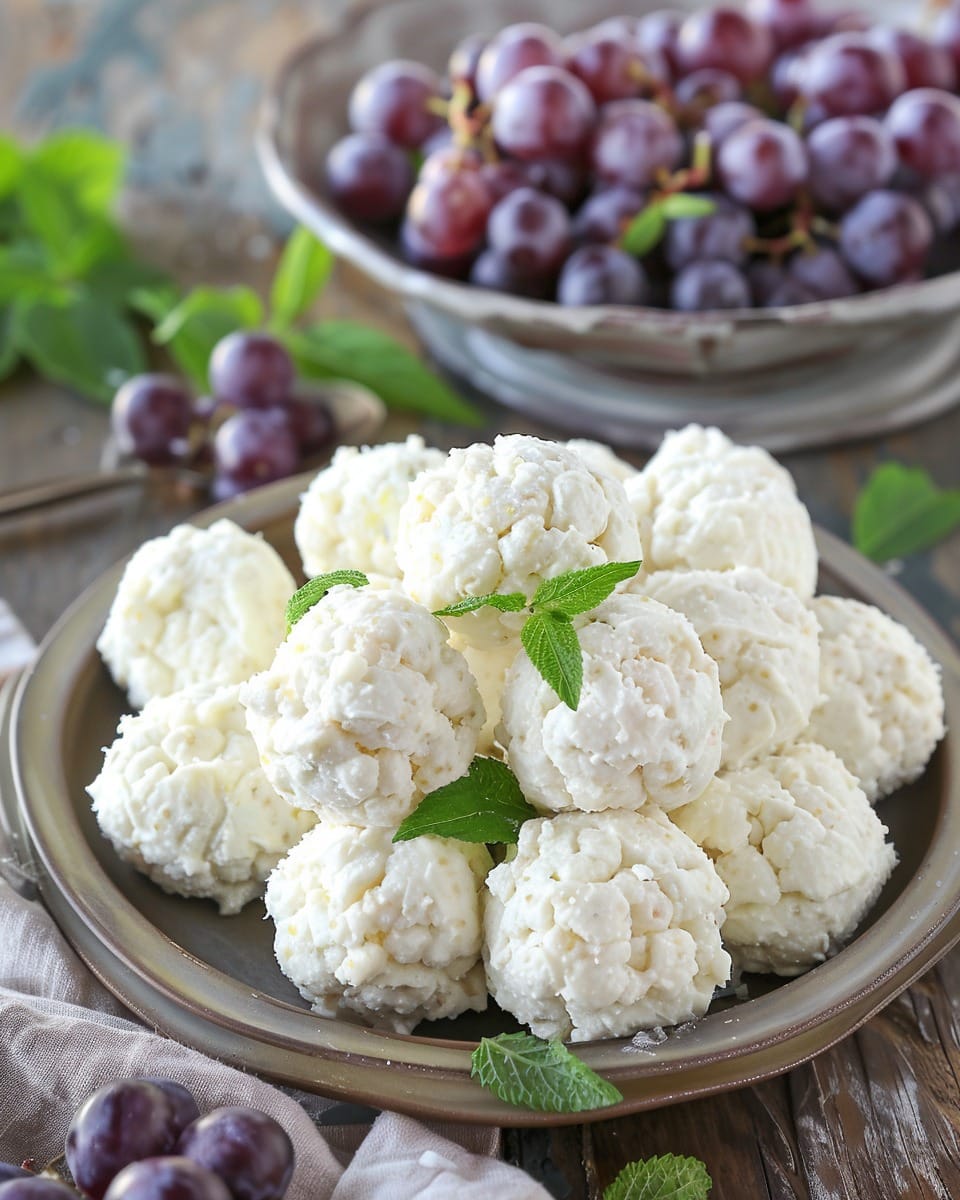 Goat Cheese Grape Balls